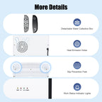 Modern White Bottom Loading Water Dispenser Hot/Cold Water Cooler Dispenser with Anti-Scalding Design for Offices Homes Gyms