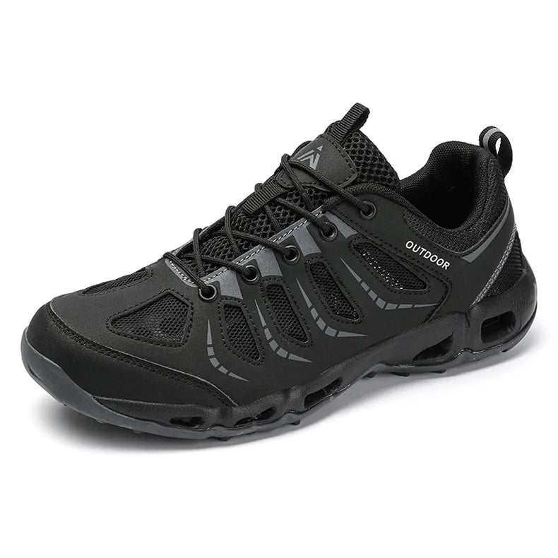 Summer Mens Trekking Shoes Hiking Shoes Women Trail Running Shoes Outdoor Sneakers Upstrem Aqua Water Shoes Hike Anti-Skid Grip
