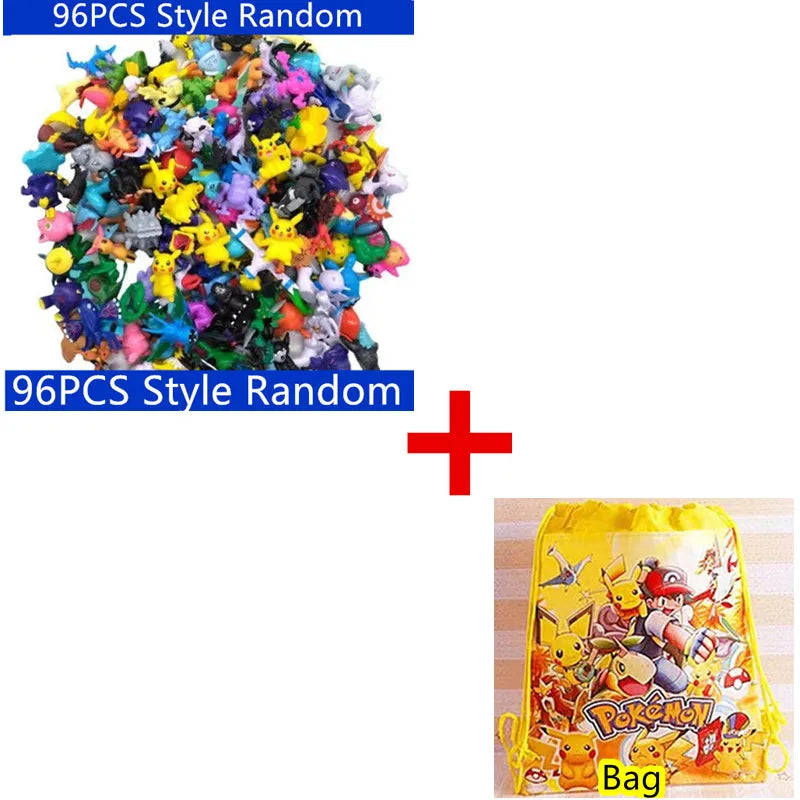 144 Style Anime  Action Figure Model Pokemon Figure Toys Ornamental Decoration Collect Toys For Children's Christmas Gift