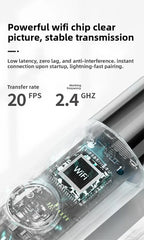Visual Ear Wax Cleaner with Camera Safe Earwax Removal Endoscope with 5M Camera Luminous Otoscope Ear Cleaning Tools Ear Care