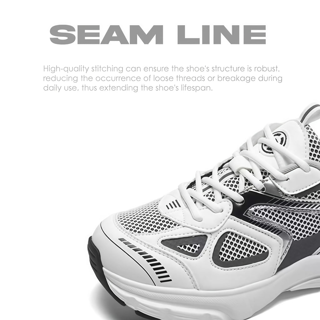 Women's Luxary Chunky Sneakers 2025 trend Fashion Mesh Breathable Shoes for Men Sports Running Casual Ladies Fitness Vulcanize