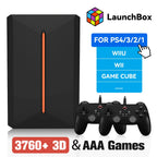 3760+ 3D/AAA Games for PS4/PS3/PS2/Switch/WII/WIIU/N64/DC etc Portable 500GB Launchbox External Gaming Hard Drive for Windows PC