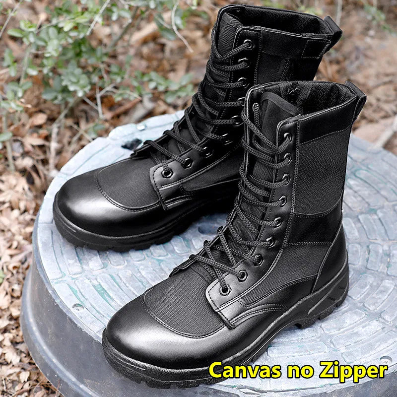Summer Ultralight   Boots Men Womens Zipper Mesh Breathable Canvas Outdoor Hiking Shoes  Training Work Shoes