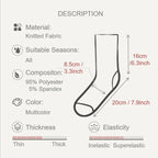 Men's Crew Socks, Classic, Number 23 Design, Comfortable, Breathable, Moisture-Wicking