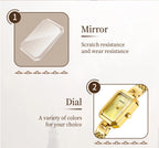 BERNY Square Women Wristwatch Luxury Fashion Quartz watches Minimalist Rectangle Mini Dial Stainless Steel Jewelry Women's Watch