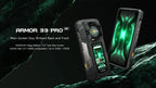 Ulefone Armor 33 Pro 5G Rugged Phone 25500 mAh 512GB ROM 120Hz 6.59”3.4" Rear Screen NFC Android Smartphone