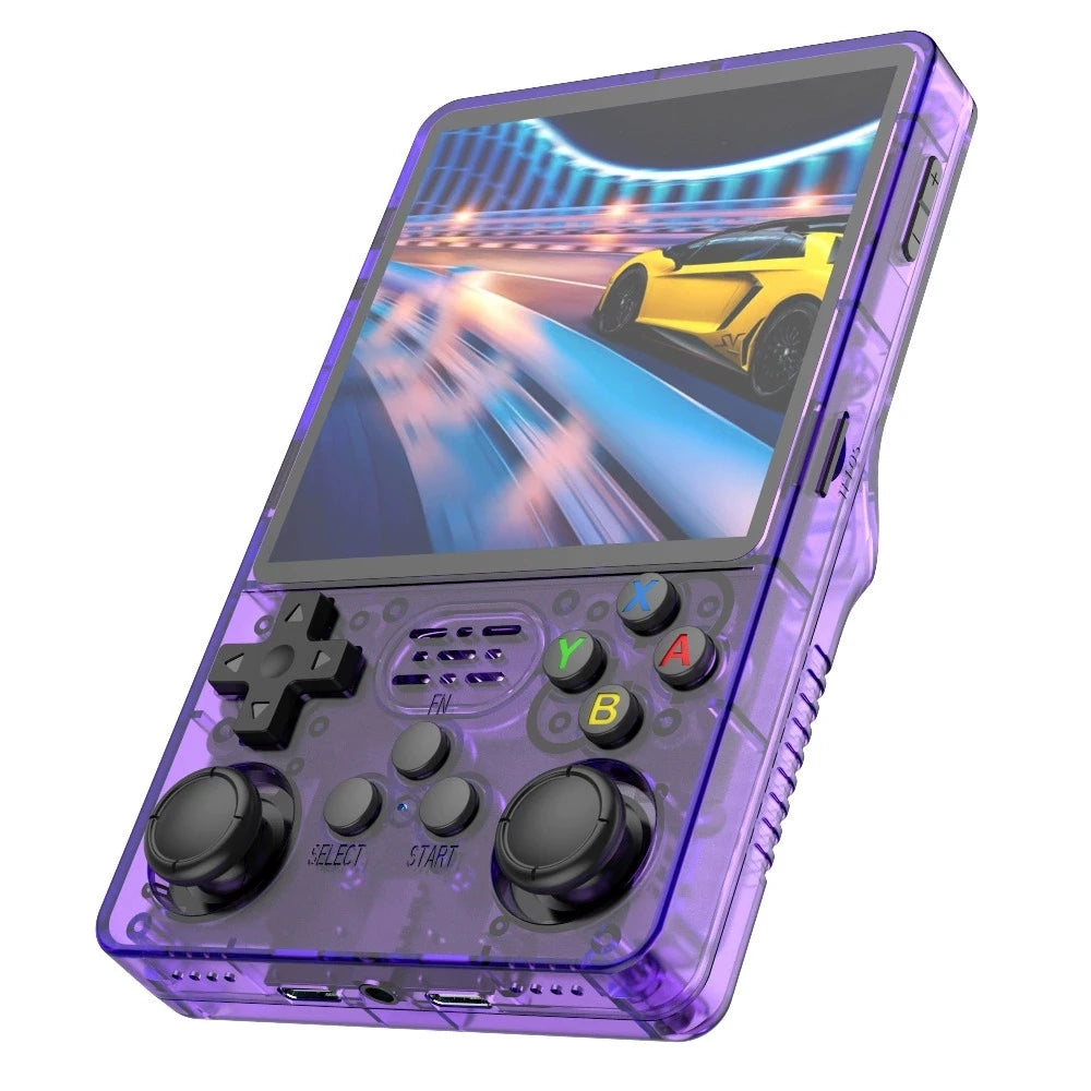 R36S Retro Handheld Video Game Console Linux System 3.5 Inch IPS Screen Portable Pocket Video Player R35S 64GB 15000 Games
