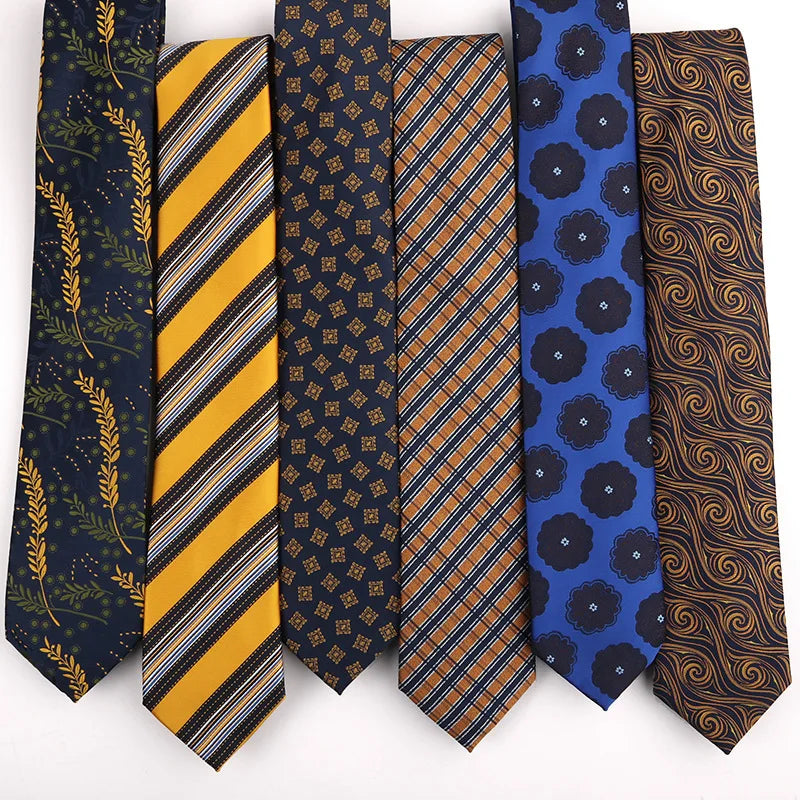 Trendy Handmade Polyester Silk Tie Men's Business Suit Accessory Floral Patterned Bow Tie for Wedding Prom Party Gift