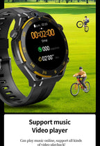 2026 New Smartwatch, Wireless Call, AI Voice, 40+ Sports Modes, Outdoor Fitness, Long Battery, Music & Message Alert, Unisex Gif