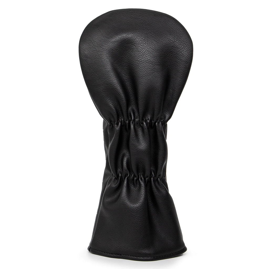 Golf Club Headcovers #1 #3 #5 Wood Head covers Skulls Design Driver Fairway Hybrid Woods Headcover Black PU Premium Leather Head