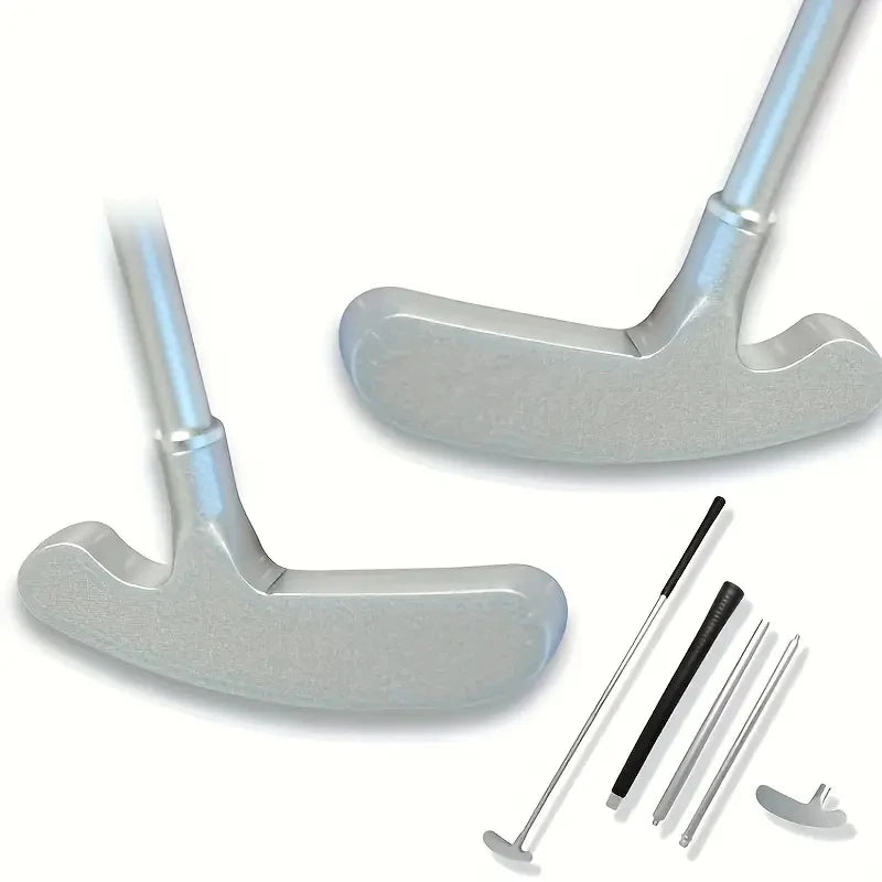 Mini Indoor Putting Green - Potty Putter Game with Putter, Hole Cutter, Putting Cup Office Golf Kit
