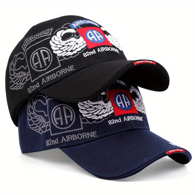 New Men's Tactical Hat Outdoor Fishing and Mountaineering  Baseball Cap 82nd Airborne