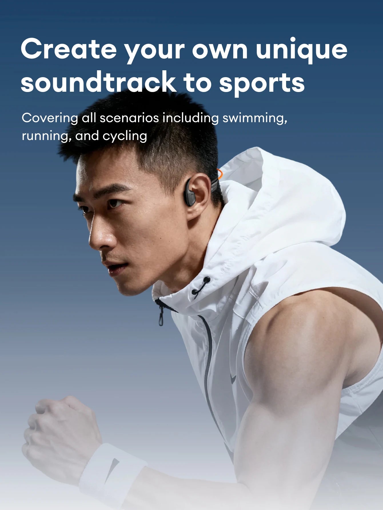 Lenovo S106 True Bone Conduction Headset Bluetooth 6.0 IPX8 Waterproof Headphones 32GB MP3 HIFI Earphones With MIC For Swimming