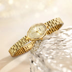 BERNY Gold Watch for Women Ladies Wristwatch Gold Quartz Jewelry Bracelet Set Minimalist Watch Multicolor Small Ladies Watches