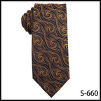 Trendy Handmade Polyester Silk Tie Men's Business Suit Accessory Floral Patterned Bow Tie for Wedding Prom Party Gift