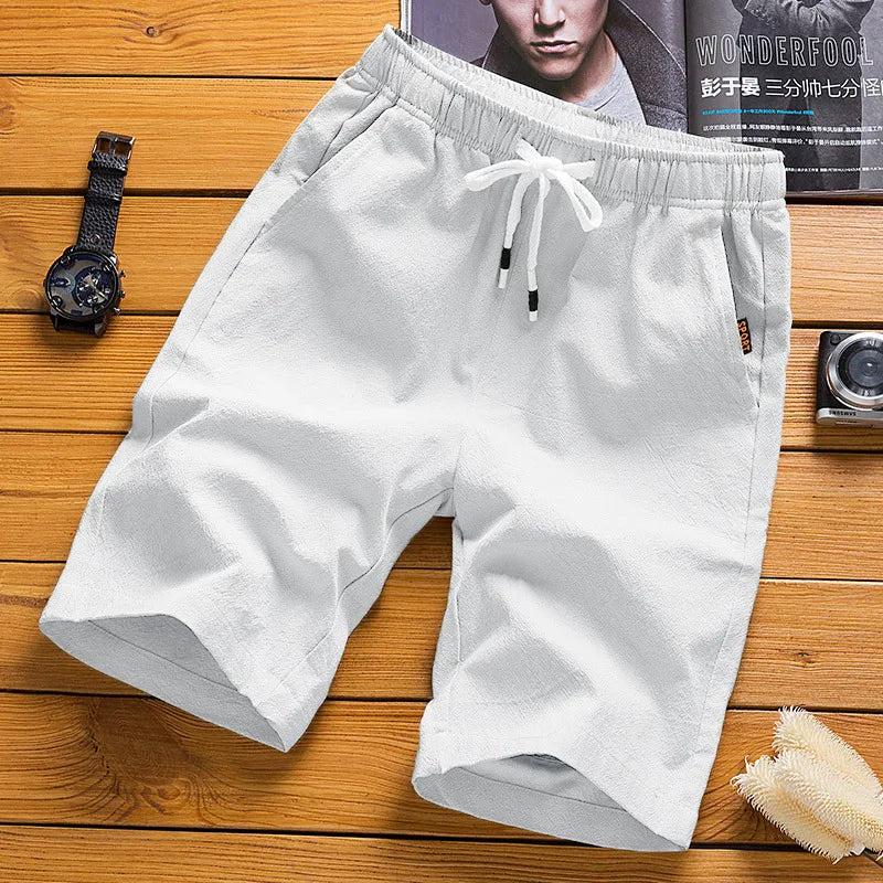 Summer Men'S Large Size Casual Shorts Beach Pants Running Sport Straight Short Pants Male Thin Sweatpant Leisure Loose Shorts Main image