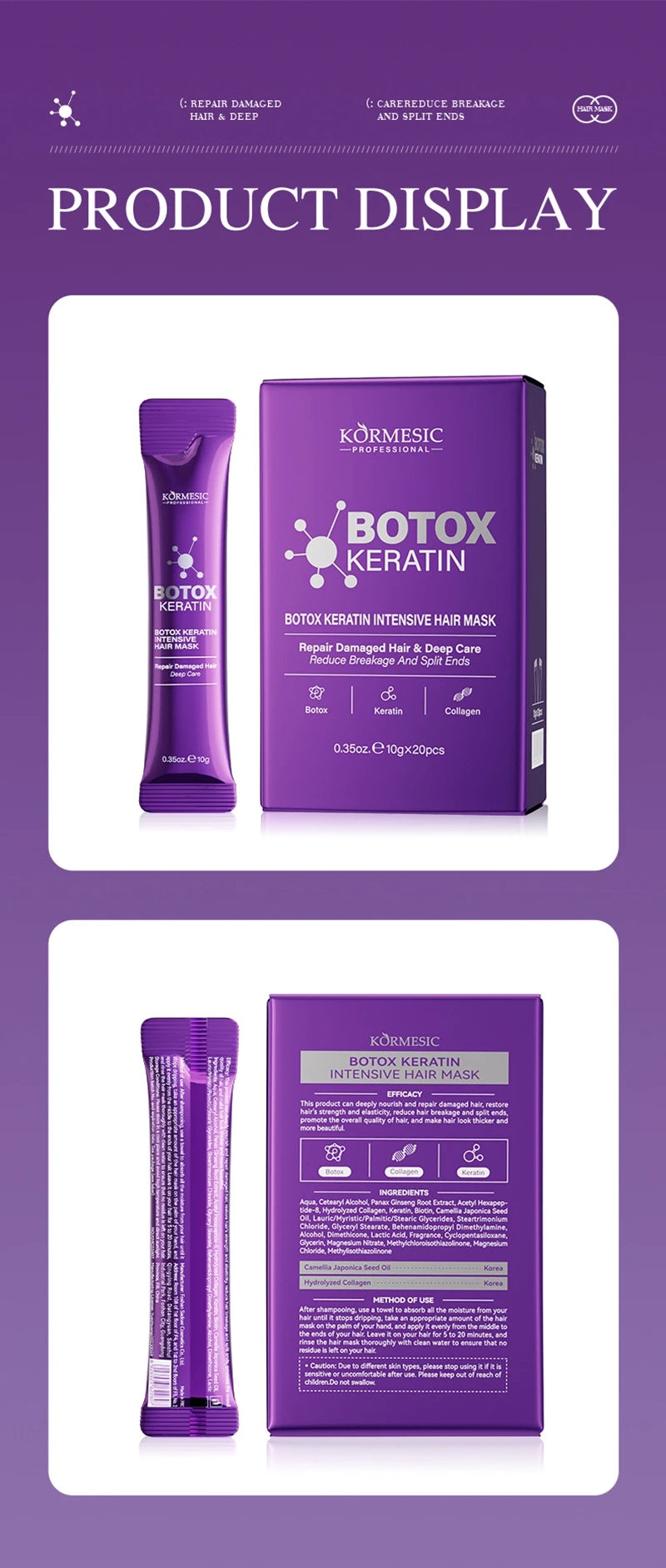 Magical Keratin Hair Mask 5Second Repair Damaged Frizzy Hair Soft Smooth Shiny Nutrition Deep Moisturize Hair Treat Care Product