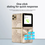 Low Price Sale SERVO Flilo9 3G Flip Mobile Phone 2 SIM Card Speed Dial Blacklist Call Record FM Radio 2.6inch Fold Cellphone MP4