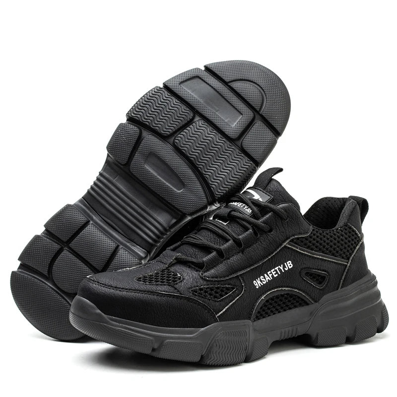 New Unisex Safety Shoes Men Work Sneakers Indestructible Safety Boots Women Shoes Men Steel Toe Shoes Sport Style