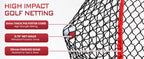 Golf Netting, 10x10 Ft Golf Practice Net and Sports Netting, High Impact Golf Hitting Barrier Net, Heavy Duty Golf Ball Netting,