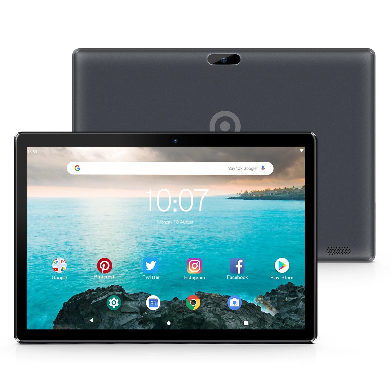 PRITOM 10 Inch Tablet PC with SIM Slot Android 13 64 GB Quad Core Touch Screen WiFi GPS Support 3G Phone Call Main image