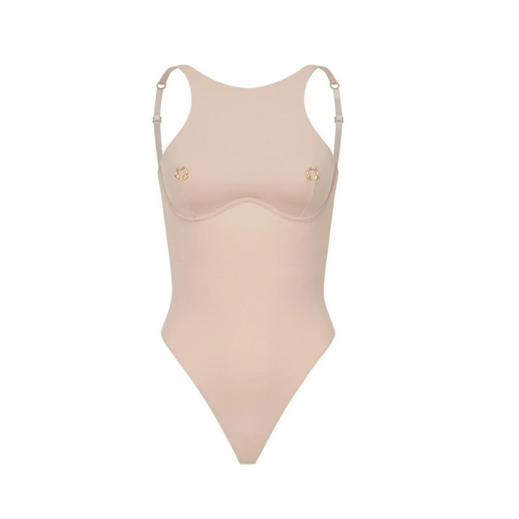 Push Up 2025 Sexy Women One Piece Swimsuit Female Swimwear Halter Biquini Belt Monokini Swimming Suit Bathing Suit Beachwear