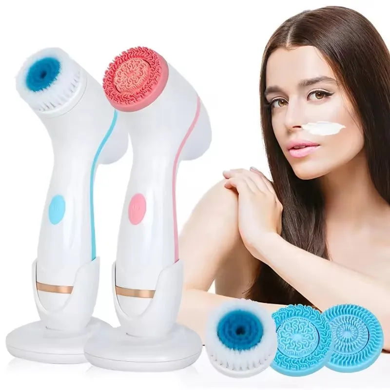 NEW Cleansing Brush Sonic Nu Face Rotating Cleansing Brush Galvanica Facial Spa System Can Deeply Clean and Remove Blackheads Main image