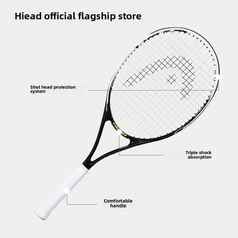 HEAD Tennis Racket Beginner Carbon Composite One-Piece Racket College Students Exercise Sports