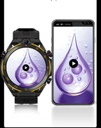 2026 New Smartwatch, Wireless Call, AI Voice, 40+ Sports Modes, Outdoor Fitness, Long Battery, Music & Message Alert, Unisex Gif