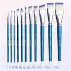 7/11pcs Professional painting brush set, wide and delicate brushes for artistic makeup and design, facial and body art brushes