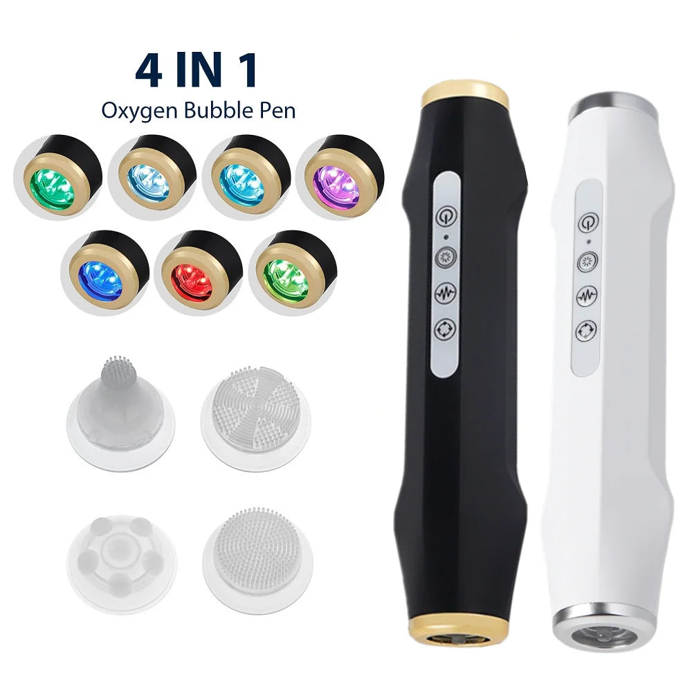 Portable Oxygen Bubble Facial Machine CO2 Bubble Pen Aqua Skin Face Cleansing SPA Beauty Device CO2 Pods Massager Main image