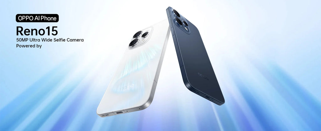 Eu version smartphone OPPO Reno15 5G 8GB+512GB Blue,Snapdragon 7 Gen 4,6500mAh,80W ,6.59inches,50MP OIS Camera,Official Warranty