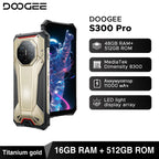 World Premiere DOOGEE S300 Pro Rugged Phone 48GB+512GB Dimensity 8300 6.78" FHD+ 11000mAh Battery 66W 200MP Camera Android 16