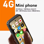 UNIWA Q333 4G Full Bands MINI Smartphone Android 3GB+64GB Mobile Phone 2000mAh Face ID WhatsApp GPS Small Phone Support TF Card