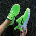 Men Casual Sport Shoes Breathable Lightweight Sneakers Outdoor Mesh Black Running Shoes Athletic Jogging Tenis Walking Shoes