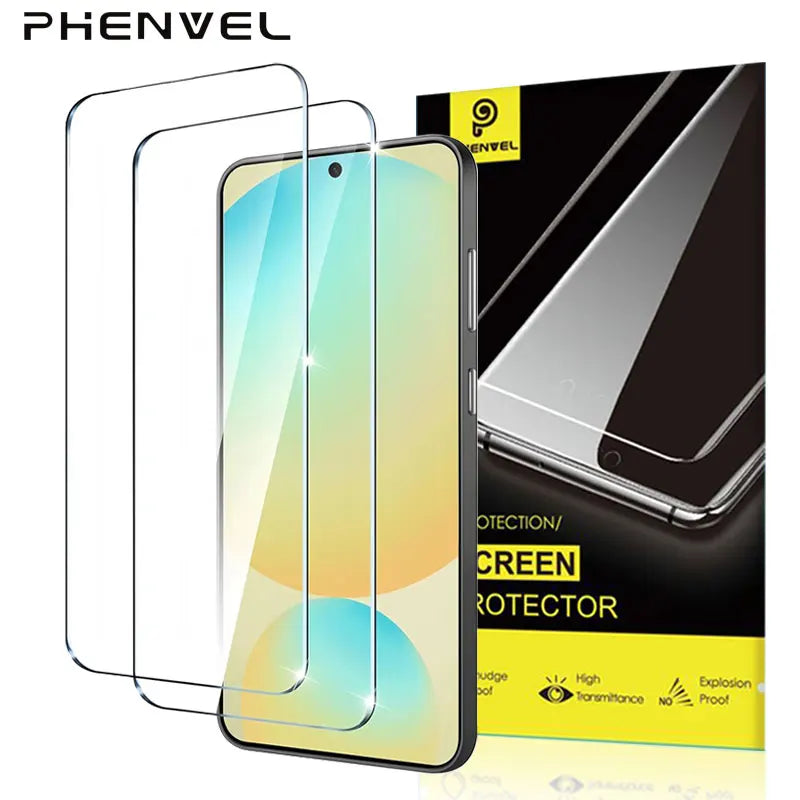 High Clear Protective Glass For Samsung Galaxy S24 Ultra S22 Plus S21 S23 FE S25 Screen Protector Anti Shatter Tempered Film Main image