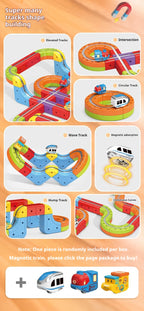 Electric Magnetic Levitation Train Set for Kids - Anti-Gravity DIY Assembly Magnetic Assembly Track Educational Toy for Boys