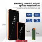 SERVO 18SE MINI Android Smartphone 3G WCDMA Dual SIM Card 2GB+16GB Play Store Face Unlock GPS WiFi Hotspot 3.0" Small Cellphone