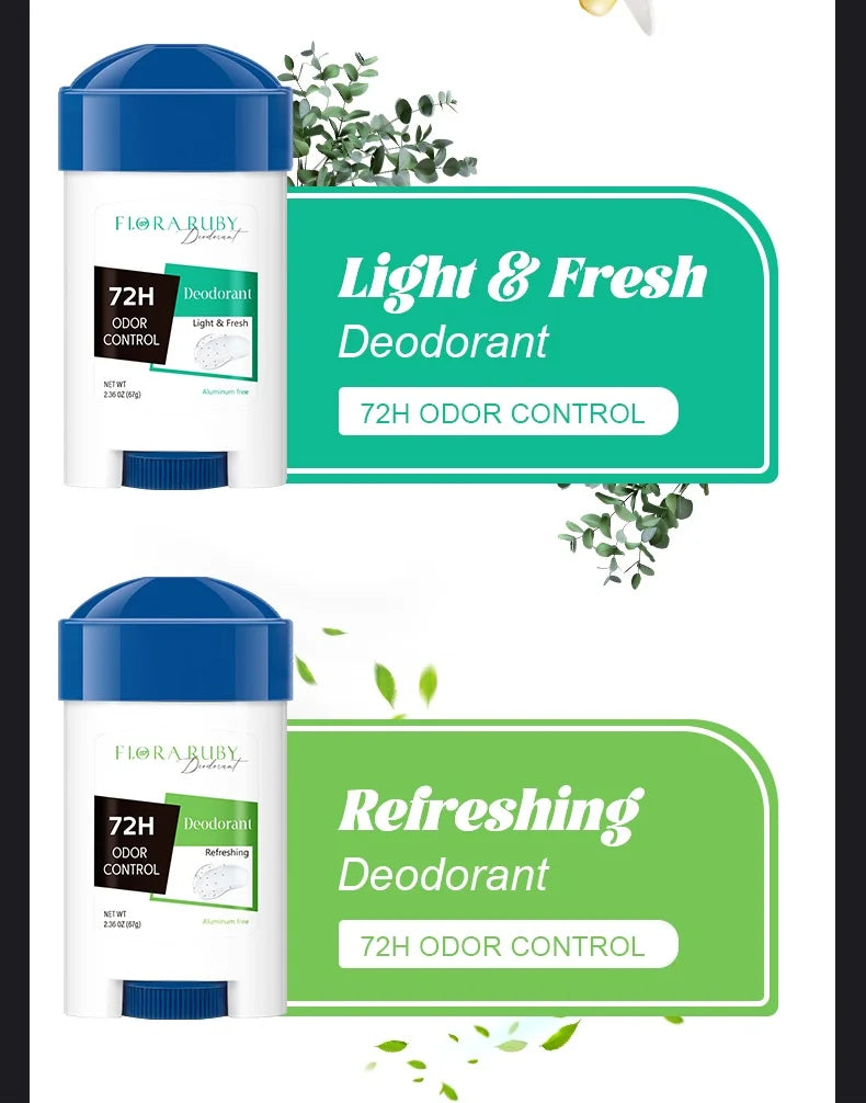 Body Odor Remove Cream Underarm Bad Smell Sweating Solid Perfume Elegant Long-lasting Fragrances Cream Plant Aroma Deodorants ﻿