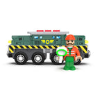 Battery Operated Locomotive Pay Train Set Fit for Wooden Railway Track Powerful Engine Bullet Electric Train for Boys Girls Gift