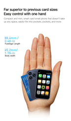 SERVO 18SE MINI Android Smartphone 3G WCDMA Dual SIM Card 2GB+16GB Play Store Face Unlock GPS WiFi Hotspot 3.0" Small Cellphone