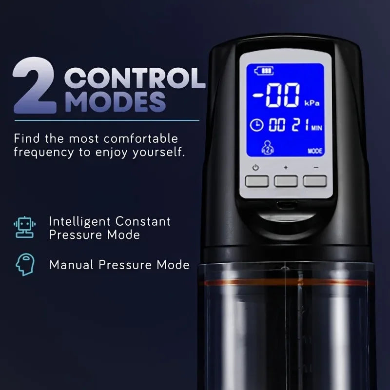 Automatic Penis Pump Suction Vacuum Male Masturbation Penis Extender Dick Erection Enhancement Trainer Adult Sex Toys