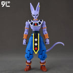 9L3D Printed Dragon Ball Son Goku Vegeta Beerus Frieza Anime Lucky13 Dummy13 Titan13 Action Figures Multi-Jointed Movable Toys