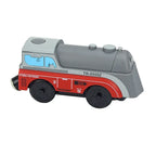 Magnetic Electric Train Car Locomotive Wooden Track Slot Diecast Railway With Two Carriages Train Wood Kid Toy Biro Leduo Track