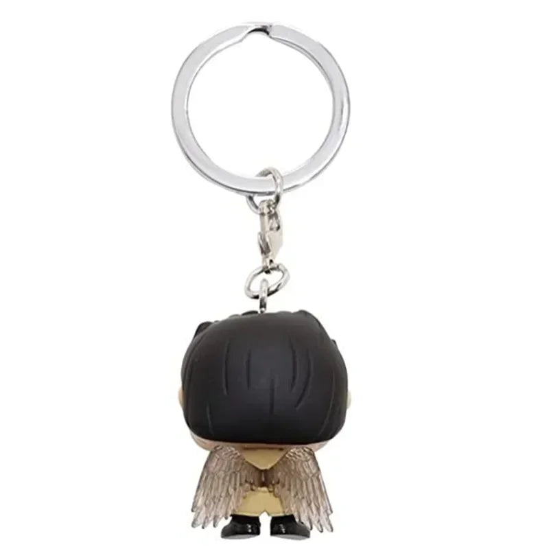 FUNKO POP Supernatural  New Character Castiel with Wing Sam KEYCHAIN Toy Vinyl Figure Collection Pocket  Key Chain Toys
