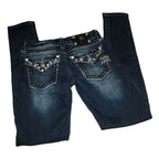 Low Waist Diamond Embroidery Slim Fit Harajuku Style Denim Jeans Trendy Streetwear for Hot Girls Cross-Border Fashion