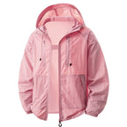 UPF 50+ Sun Protection Clothes Men Women Summer Quick-Drying Hooded Skin Jacket Anti-UV Lightweight Fishing Cycling Hiking Coats