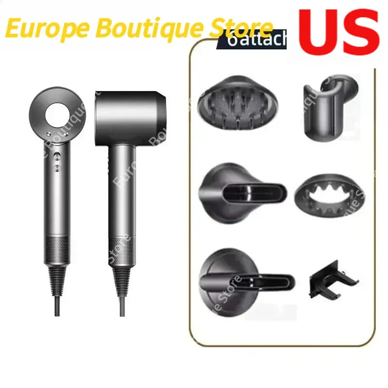 New Super Hair Dryer 220V Leafless Hair Dryer Personal Hair Care Styling Negative Ion Tool Schedule Negative Ion Electric Dryer