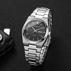 Luxury Men Business Watches Calendar Quartz Wristwatches For Mens Clock Reloj Hombre（Without Box）