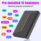 3760+ 3D/AAA Games for PS4/PS3/PS2/Switch/WII/WIIU/N64/DC etc Portable 500GB Launchbox External Gaming Hard Drive for Windows PC